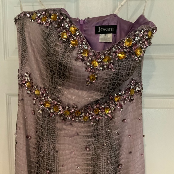 Jovani strapless dress sz 8 - Picture 3 of 15